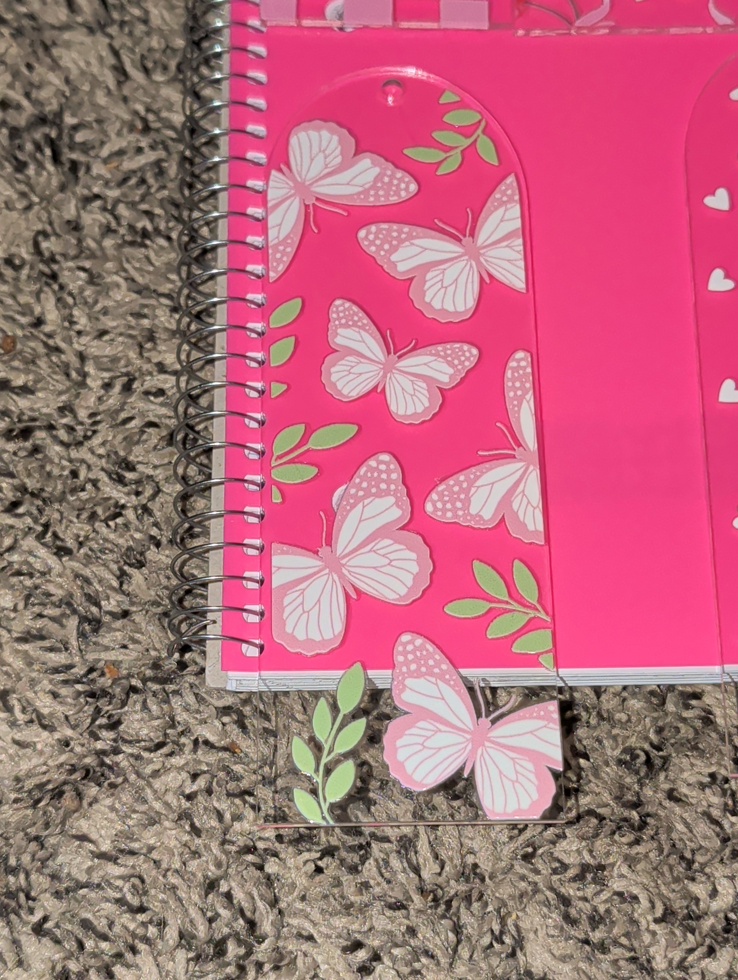 Butterfly kiss bookmark