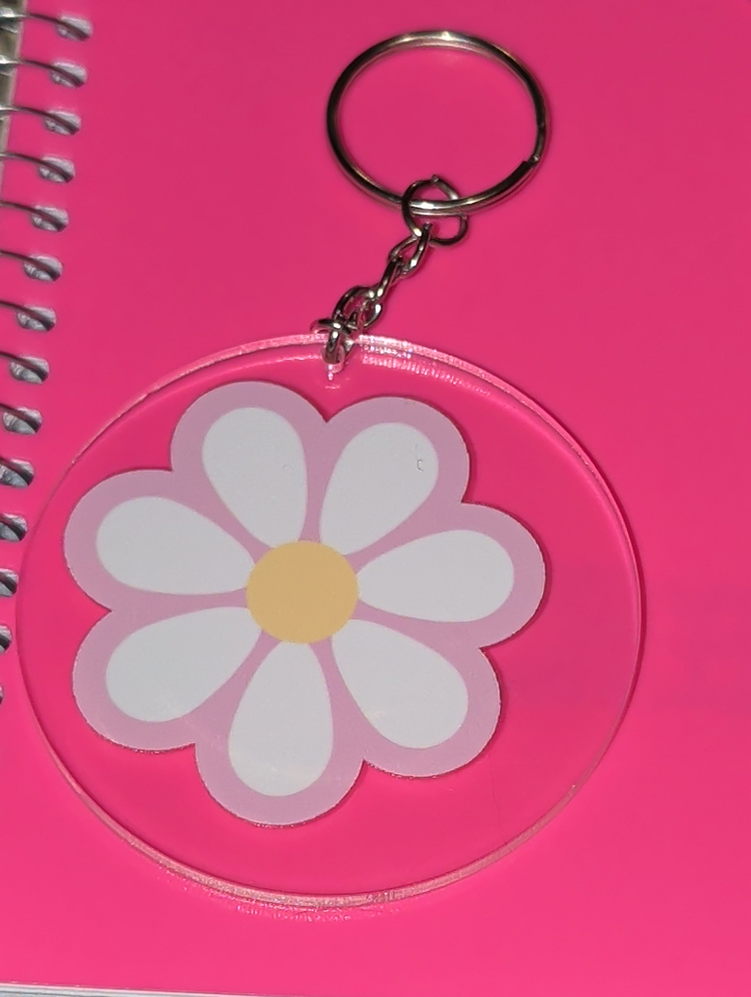 Flower keychain