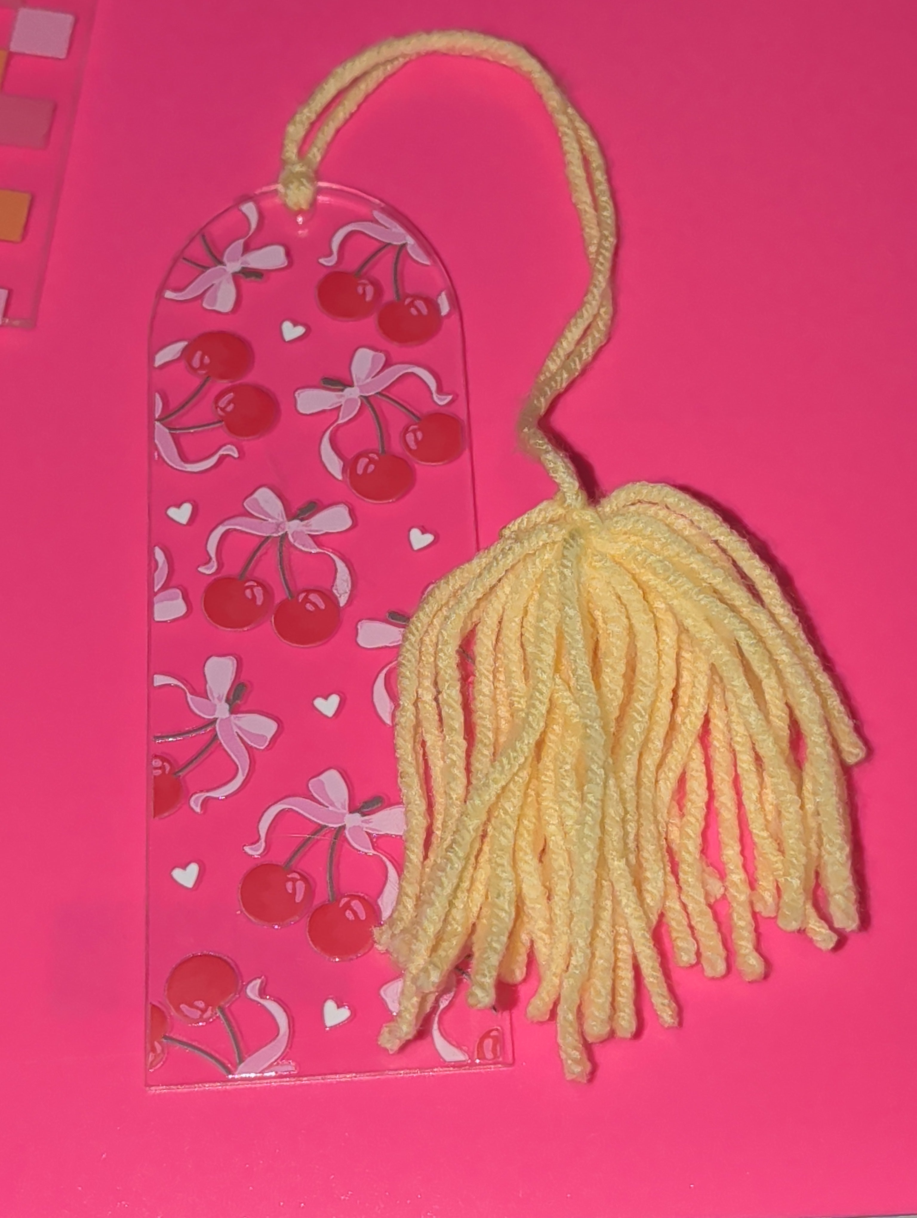 Hearts and Cherry's bookmark