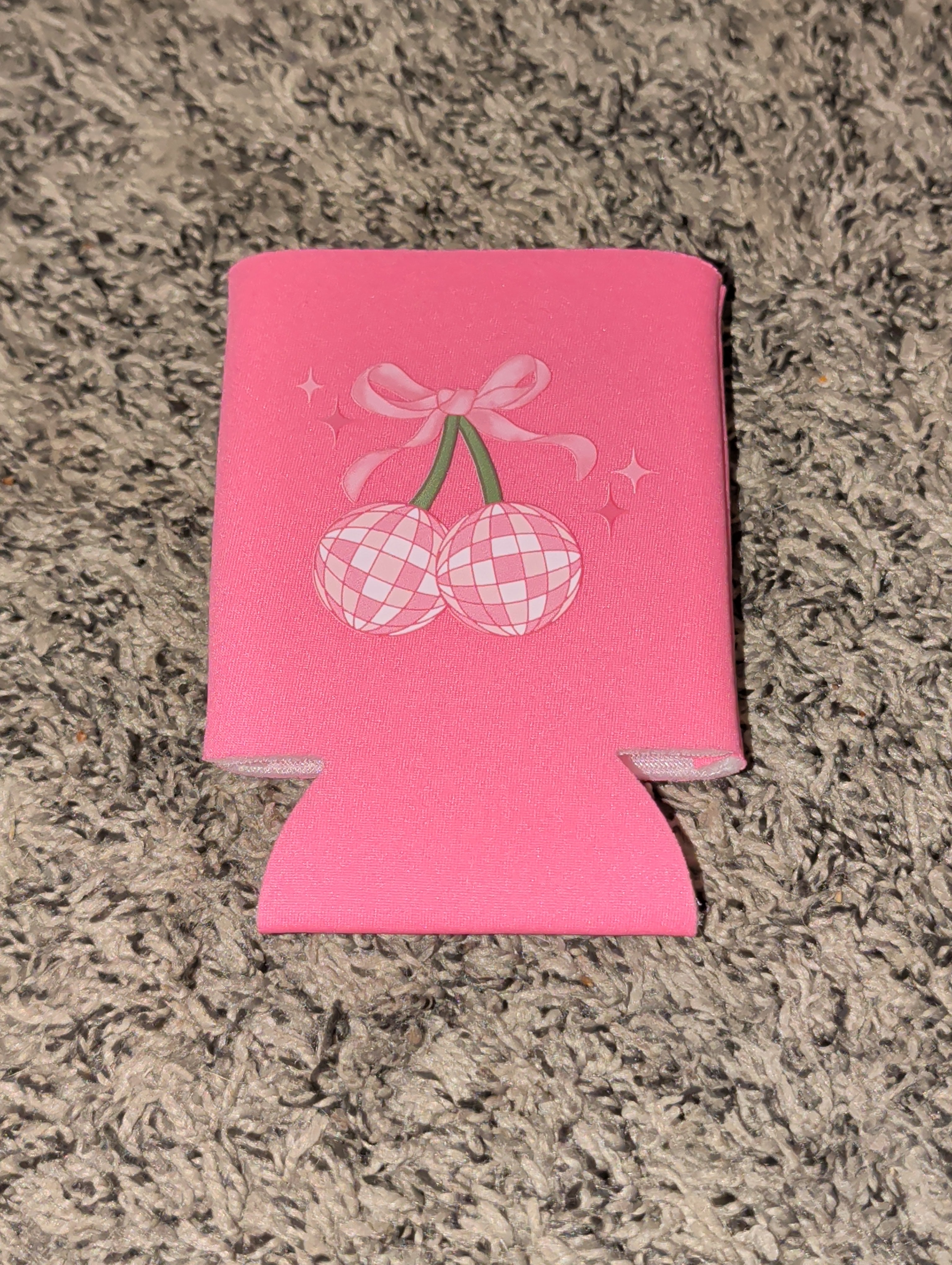 Cherry coozie
