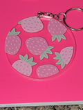 Strawberry keychain